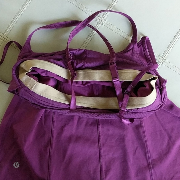 ❄️ 3/$25 LULULEMON Warrior 1 Dewberry Purple Tank - Picture 6 of 6